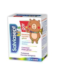 Salviasept kids, durere gat, 6 acadele