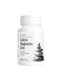Alevia CALCIU MAGNEZIU ZINC, 40 capsule