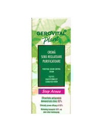 Gerovital Plant, Crema sebo-reglatoare purificatoare Stop Acnee, 50 ml