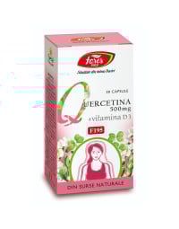 FARES Quercetina 500 mg + Vitamina D3 x 30 capsule