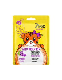 7DAYS Masca De Fata  Wild Tiger-R Cu Fructe De Padure Si Verbina 28g