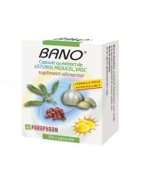 Capsule bano cu usturoi,paducel,vasc x 30cps  TRVIT