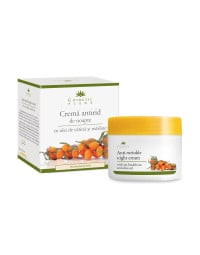 Crema antirid de noapte cu ulei de catina si masline 50ml