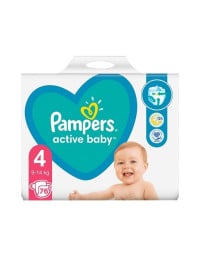 Pampers Scutece Active Baby Marimea 4 Maxi, 9-14 kg, 76 bucati