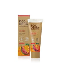 Ecodenta Pasta de dinti copii cu suc de fructe, 75 ml