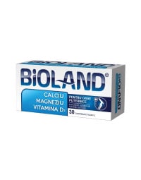 Bioland Calciu Magneziu cu vitamina D3, 30 comprimate
