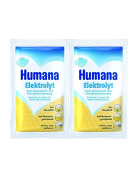 HUMANA Elektrolyt banane x folie cu 2 plicuri x 6.25 gr