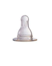 BabyN17302 Tetina silicon rotunda lapte, 2/bl