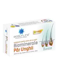 BioSunLine Biominerale Par & Unghii, 30 comprimate