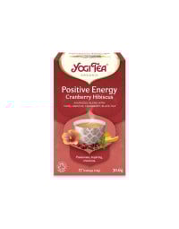 Yogi Tea Ceai Energie pozitiva cu merisor si hibiscus, 17 plicuri