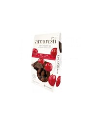 Amaresti Merisoare in ciocolata neagra belgiana 50%, 80g
