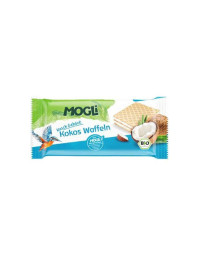 MOGLI Napolitane cu crema de cocos eco, 15 g