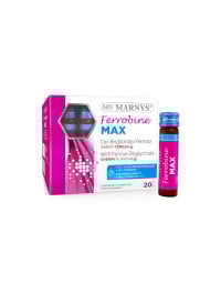 Marnys Ferrobine MAX cu Bisglicinat de Fier, Zinc și Vitamine, 20 fiole