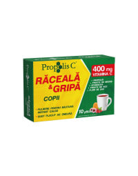 Propolis C Raceala si Gripa copii, 10 plicuri, Fiterman Pharma