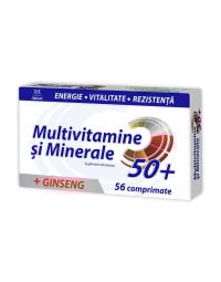 Zdrovit multivitamine si minerale 50+ cu ginseng x 56 cp