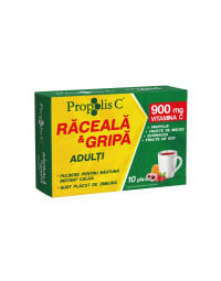 Propolis C raceala si gripa adulti, 10 plicuri, Fiterman Pharma