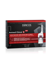 Tratament impotriva caderii parului pentru barbati Dercos Aminexil Clinical 5, 21 fiole*6 ml, Vichy