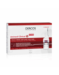 Tratament impotriva caderii parului pentru femei cu Aminexil Dercos Clinical 5, 21 fiole*6 ml, Vichy