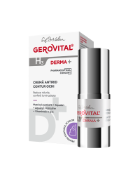 Crema antirid contur ochi H3 Derma+, 15 ml, Gerovital