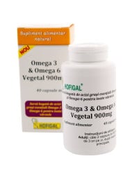 HOFIGAL Omega 3 & Omega 6 Vegetal 900 mg x 40 capsule moi