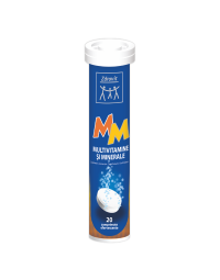 Multivitamine si minerale, 20 comprimate efervescente