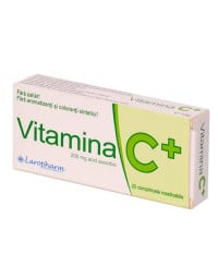 Vitamina C plus 200mg 2bls x 10cpr.    LARO