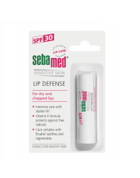 Sebamed Sensitive Skin, Balsam dermatologic protector pentru buze SPF 30,  4.8ml