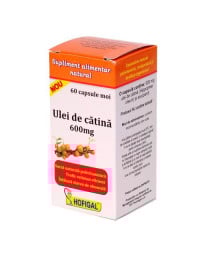 HOFIGAL Ulei de catina 600mg, 60 capsule