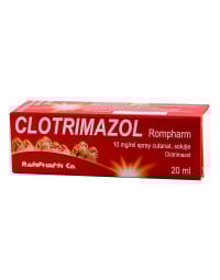 Clotrimazol Rompharm 10 mg/ml x 20 ml sol. spray cutanat