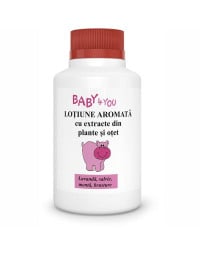 BABY 4 YOU  Lotiune aromata cu extracte din plante si otet, 100 ml TIS