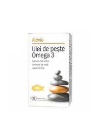 Alevia ULEI DE PESTE OMEGA 3, 30 capsule