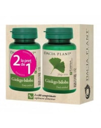 Dacia Plant Ginkgo Biloba, 60 cpr.+ 60 cpr. Cadou