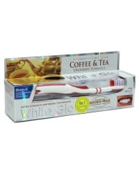 White Glo coffee & tea set periuta+pasta dinti