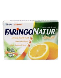 FaringoNatur lamaie x 12 compr. de supt