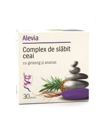 Alevia Complex de slabit cu ginseng si ananas x 30 plicuri