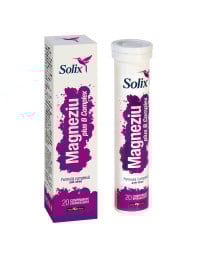 Solix Magneziu plus B complex x 20 compr. eff.