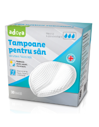 Tampoane pentru san, 30 bucati, Adora 