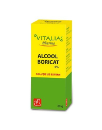 Alcool Boricat, 4%, 20 g, Vitalia