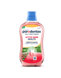 Apa de gura fara alcool Active Gum Health Herbal Mint, 500 ml, Parodontax