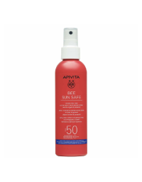 Spray protectie solara corp si ten SPF50, Bee Sun Safe, 200 ml, Apivita