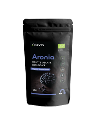 Niavis Aronia Fructe Uscate Raw Ecologice, 125g