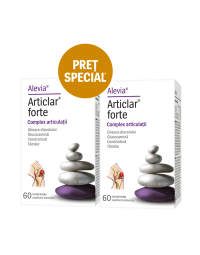 Alevia Articlar forte complex articulatii, (1+1 pret special), 60 comprimate