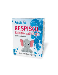 Assista Respisol Solutie salina 3 x 20 unidoze x 5 ml