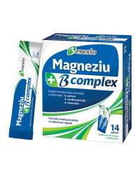 Magneziu B complex, 14 plicuri orodispersabile, Benesio