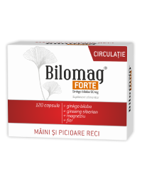 Bilomag forte Circulatie, 120 capsule, Zdrovit