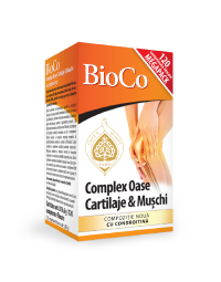 Complex Oase Cartilaje Mușchi cu condroitina, 120 comprimate, BioCo