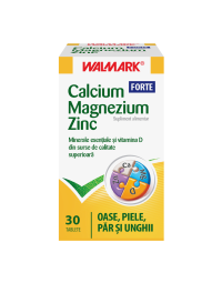 Calciu Magneziu Zinc Forte, 30 tablete, Walmark