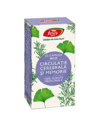 Circulație cerebrală și memorie, 63 capsule, Fares