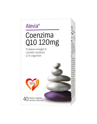 Coenzima Q10 120mg, 40 capsule vegetale, Alevia