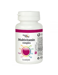 Complex de Multivitamine cu acid folic, 30 comprimate, Dacia Plant